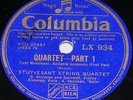 Stuyvesant String Quartet - BLOCH Work: String Quartet Very Rare 6-78 Rpm Uk Set
