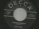 ROCKABILLY--WEBB PIERCE-- TEENAGE BOOGIE -- HEAR BOTH -1956 DECCA
