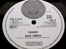 BLACK SABBATH PARANOID VERTIGO MINT AUDIO UK superb 1st press Ozzy Top Audio  