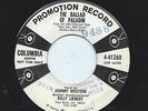 JOHNNY WESTERN 45RPM '58 COLUMBIA THE BALLAD OF PALLADIN TV SHOW THEME PROMO