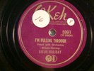 OKEH  5991-BILLIE HOLIDAY-I'M PULLING THROUGH / TIME ON MY HANDS