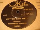 JAZZ BLUES ELIZABETH JOHNSON w/KING OLIVER Empty Bed Blues OKEH 8593