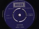 SMALL FACES: Patterns / E Too D 45 (UK, centre intact, textured label disc clos