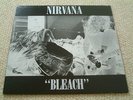 NIRVANA bleach NEAR MINT UK SUB POP LABEL ORIGINAL 1989 BLACK VINYL LP