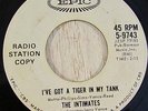Intimates 45 EPIC PROMO I've Got A Tiger In My Tank RARE LOU REED GARAGE LISTEN