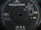 BEATLES 1963 RARE 2nd Press UK Parlophone 45 - Love Me Do - BLACK LABEL