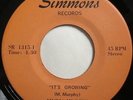 * MERV MURPHY It's Growing RARE 70's CROSSOVER NORTHERN SOUL Simmons 45 Hear