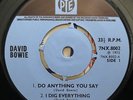 * DAVID BOWIE & LOWER THIRD Do Anything You Say RARE PYE UK EP 7NX8002 7