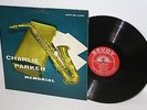 EX/EX OG DG RVG MONO JAZZ LP Charlie Parker Memorial CHARLIE PARKER Savoy 12009