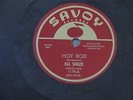 HAL SINGER Hot Rod/Rock N' Roll SAVOY 1179 Jump Blues 78 / V++
