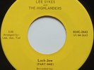 LEE SYKES and HIGHLANDERS: LOCK JAW rare OHIO FUNK 45 the lemon drop HEAR