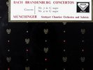 MUNCHINGER / Bach Brandenburg Concerto No.3&4/ Decca FFSS WBg ED1 SXL 2127 1E/1E
