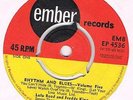 LULA REED & FREDDY KING Rhythm & blues Ember EP 4536 rare but no sleeve