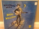 HANK WILLIAMS RAMBLIN' MAN ORIGINAL '56 MGM MONO LP YELLOW LABEL 1st COVER