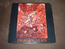 KREATOR - PLEASURE TO KILL LP - Orig.1st press - NOISE 1986 - sodom protector