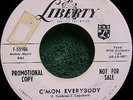 1958 ROCKABILLY EDDIE COCHRAN  C'MON EVERYBODY  PROMO ON LIBERTY RECORDS #55166