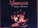 Vengeance Human sacrifice LP 1st Press 1988 Xian White Christian Trash Metal