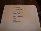 THE JAM.PEEL SESSIONS TEST PRESS 12'' VINYL MINT RARE