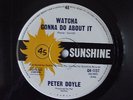 PETER DOYLE - WATCHA GONNA DO ABOUT IT - AUS. 45