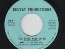 Northern Soul 45 - Rev. O.C. Tolbert - You Gotta Hold On Me - Rolyat - mp3