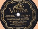 Victor 21286 McLaughlin's Melody Makers GEORGIA CAMP MEETING /DILL PICKLE RAG E