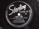 78  COUNTRY  Hank Williams & His Drifting Cowboys         STERLING 208
