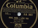 HUE LEE (SUNG IN CHINESE) 78 - ROSE ROSE I LOVE YOU - AN AUTUMN MELODY - EX COND