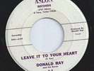 DONALD RAY & REVUE northern LEAVE IT TO YOUR HEART funk STRUT 45 HEAR