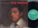 SERGE GAINSBOURG l'etonnant RARE ORIGINAL 1961 FRENCH PHILIPS 76516 10