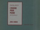 Jörg DEMUS, DEBUSSY Intégrale oeuvre pour piano French box 8 LPS H.M.