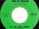 LEE MARENO 45 He's Gone (Lonely Summer) NEW ART 1961 Doo Wop VG++ #CC698