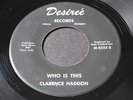 Clarence Haddon   Who Is This / There Has Never   Detroit gospel soul 45 HEAR