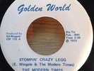 THE MODERN TIMES   Stompin Crazy Legg/Happy Man 45   Golden World