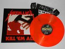 Metallica 'Kill 'Em All' LTD Edition 1989 Re-LP Orange Fluo Colored Vinyl OOP NM