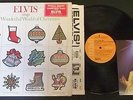 ELVIS PRESLEY Sings Wonderful World of Christmas PHOTO & hype sticker RCA 4579