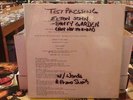 Elton John EMPTY GARDEN (HEY HEY JOHNNY) Test Pressing with words & Promo Sheet