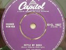 THE JODIMARS 1956 RATTLE MY BONES / LOT'SA LOVE Purple CAPITOL 45-CL 14627 RARE