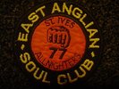 ORIGINAL RARE NORTHERN SOUL PATCH-EAST ANGLIAN SOUL CLUB 77 ALL NIGHTERS
