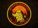 ORIGINAL RARE NORTHERN SOUL PATCH-WIGAN CASINO-LOVE WILL PASS 7TH ANNIVERSARY