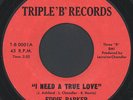 EDDIE PARKER: I Need A True Love / Crying Clown 45 rare Soul