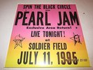 PEARL JAM 2 LP SPIN THE BLACK CIRCLE LIVE SOLDIER FIELD BLUE MARBLE VINYL