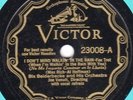 Victor 23008 Bix Beiderbecke Orch FRIEND WITH PLEASURE Benny Goodman 1930 N-