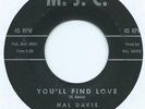 R&B / DOO WOP 45  - HAL DAVIS 