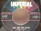 Rockabilly 45 | JAY BLUE | Get Off My Back *HEAR* The Coolest | Imperial 5587
