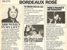 CLAUDE FRANCOIS - Bordeaux Rose (RARE UK VINYL SINGLE 7