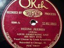Truetone Okeh 8300 Louis Armstrong Hot Five-Heebie Jeebies (Chicago 1926)