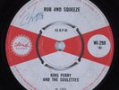 Reggae 45 KING PERRY & THE SOULETTES Rub and Squeeze ISLAND HEAR