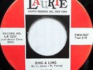 CARLO 45 Ring a Ling LAURIE 1964 Doo Wop NEAR MINT Original THE BELMONTS #CC791