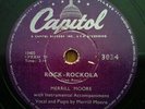 Rockabilly MERRILL MOORE  ROCK-ROCKOLA/COW COW BOOGIE  Capitol 3034