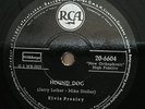 ELVIS PRESLEY  HOUND DOG/DON'T BE CRUEL  Deut. RCA 20-6604 Rare S2 mint 78rpm
